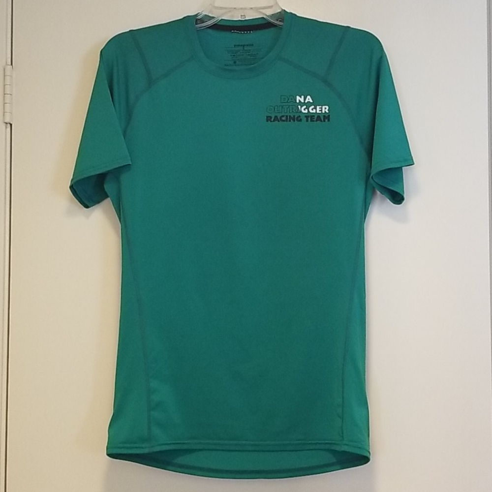 Patagonia Dana Outrigger athletic tee Green Size Small